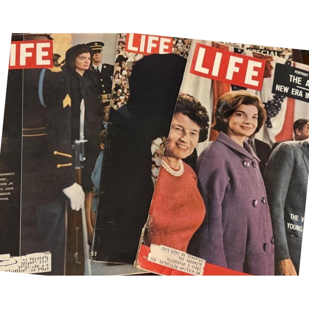 Vintage JFK Kennedy Family Magazine Lot LIFE Saturday Evening Post LOOK 1960-63